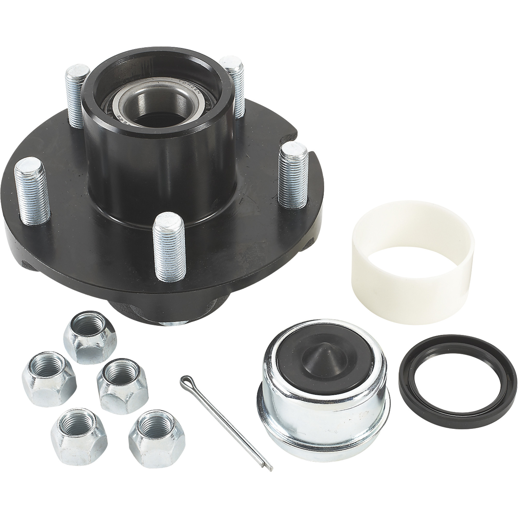 Ultra-Tow XTP Ultra-Pack Trailer Hub, 5 on 4-1/2in., 1350-Lb. Capacity